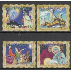 Bahamas - Correo 2002 Yvert 1117/20 ** Mnh Navidad