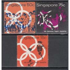 Singapur - Correo Yvert 112/4 ** Mnh  Deportes