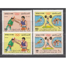 Irak - Correo Yvert 1121/4 ** Mnh  Olimpiadas de los Angeles