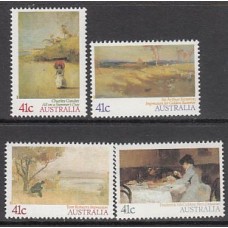 Australia - Correo 1989 Yvert 1122/25 ** Mnh Pinturas