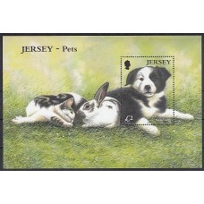 Jersey - Hojas Yvert 50 ** Mnh Fauna perros