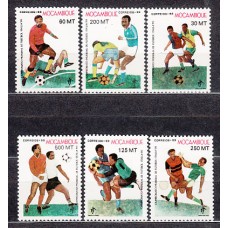 Mozambique - Correo Yvert 1127/32 ** Mnh  Deportes fútbol