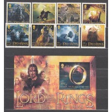 Man - Correo 2003 Yvert 1128/35+H.54 ** Mnh Cine