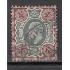 Gran Bretaña - Correo 1902-10 Yvert 112 usado Eduardo VII