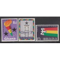 Ghana - Correo 1962 Yvert 113/5 ** Mnh