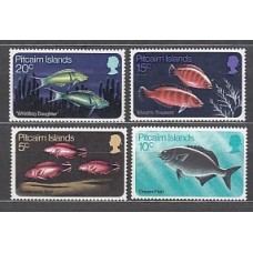 Pitcairn - Correo Yvert 113/5 ** Mnh Fauna. Peces