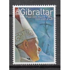 Gibraltar - Correo 2005 Yvert 1139 ** Mnh Juan Pablo II