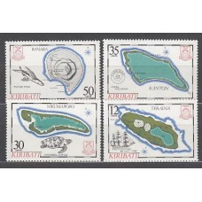 Kiribati - Correo Yvert 114/7 ** Mnh Mapas