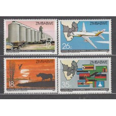 Zimbabwe Correo Yvert 114/7 ** Mnh