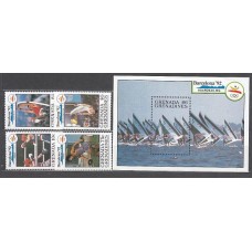 Grenada-Grenadines - Correo Yvert 1144/7+H.202 ** Mnh Olimpiadas de Barcelona