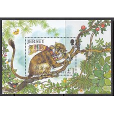 Jersey - Hojas Yvert 52 ** Mnh Año chino del mono