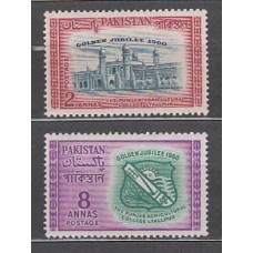 Pakistan - Correo Yvert 115/6 ** Mnh  Colegio agrícola