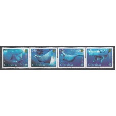 Gibraltar - Correo 2006 Yvert 1152/5 ** Mnh Fauna marina