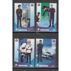 Singapur - Correo Yvert 1155/8 ** Mnh  La policia