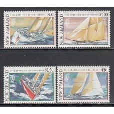 Nueva Zelanda - Correo 1992 Yvert 1155/8 ** Mnh Barcos de Vela