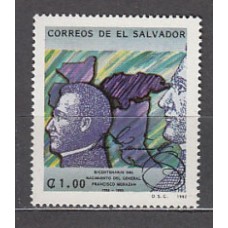 Salvador - Correo 1992 Yvert 1155 ** Mnh  Francisco Morazan
