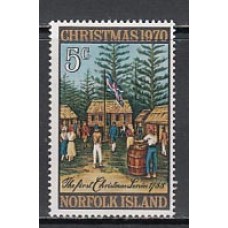 Norfolk - Correo Yvert 115 ** Mnh Navidad