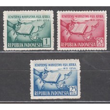 Indonesia - Correo 1956 Yvert 116/8 ** Mnh