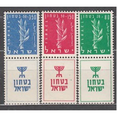 Israel - Correo 1957 Yvert 116/8 ** Mnh