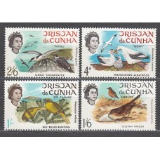 Tristan da Cunha - Correo Yvert 116/9 ** Mnh  Fauna aves