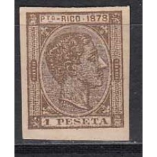 Puerto Rico Sueltos 1878 Edifil 22s * Mh