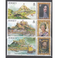 Jersey - Correo 2004 Yvert 1164/9 ** Mnh Reyes y castillos