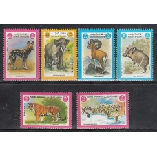 Afganistan Correo Yvert 1165/71 ** Mnh  Fauna