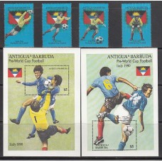 Antigua Correo Yvert 1166/69+Hb 158/9 ** Mnh Deportes fútbol