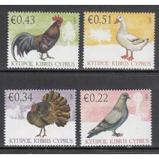 Chipre - Correo 2009 Yvert 1169/72 ** Mnh Aves