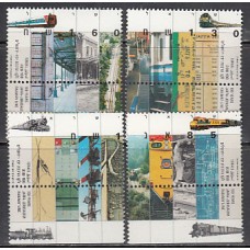 Israel - Correo 1992 Yvert 1170/3 ** Mnh  Trenes