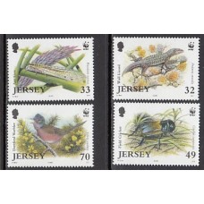 Jersey - Correo 2004 Yvert 1170/3 ** Mnh Fauna corales