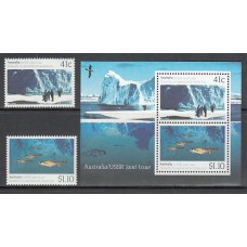 Australia - Correo 1990 Yvert 1173/74+Hb 14 ** Mnh