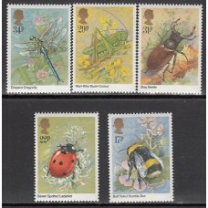 Gran Bretaña - Correo 1985 Yvert 1173/7 ** Mnh Fauna insectos