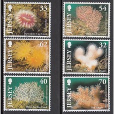 Jersey - Correo 2004 Yvert 1174/79 ** Mnh Fauna corales