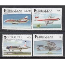 Gibraltar - Correo 2006 Yvert 1175/8 ** Mnh Aviones