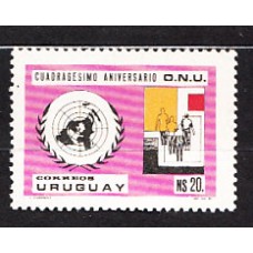Uruguay - Correo 1986 Yvert 1177 ** Mnh Naciones Unidas