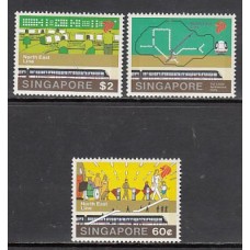 Singapur - Correo Yvert 1181/3 ** Mnh  Trenes