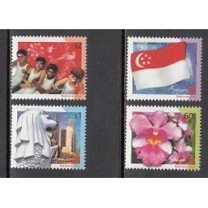 Singapur - Correo Yvert 1184/7 ** Mnh  Día nacional