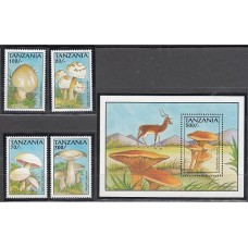 Tanzania - Correo Yvert 1184/7+H 184 ** Mnh  Setas