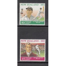 Nueva Zelanda - Correo 1992 Yvert 1186/7 ** Mnh Deportes