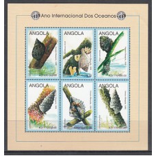 Angola Correo Yvert 1186/91 ** Mnh  Fauna conchas