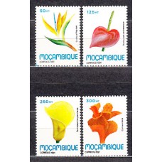 Mozambique - Correo Yvert 1186/9 ** Mnh   Flores