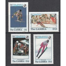 Gambia - Correo 1992 Yvert 1187/90 ** Mnh  Ilimpiadas de Alvertville