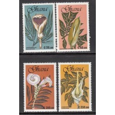 Ghana - Correo 1991 Yvert 1191/5 ** Mnh  Flores