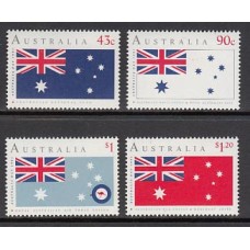 Australia - Correo 1991 Yvert 1195/98 ** Mnh Banderas