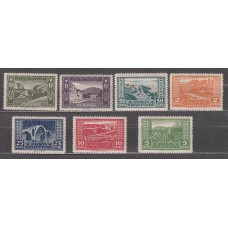 Albania Correo 1922 Yvert 120/26 Mnh ** Paisajes