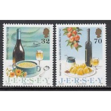 Jersey - Correo 2005 Yvert 1201/2 ** Mnh Gastronomía