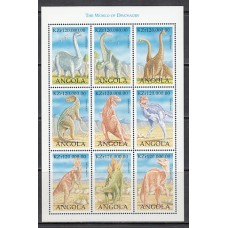 Angola Correo Yvert 1205/13 ** Mnh  Fauna prehistorica