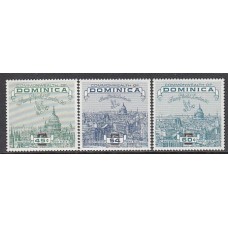 Dominica - Correo 1990 Yvert 1205/7 ** Mnh Creación del 1º sello