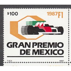 Mexico - Correo 1987 Yvert 1205 ** Mnh Deportes. Formula I